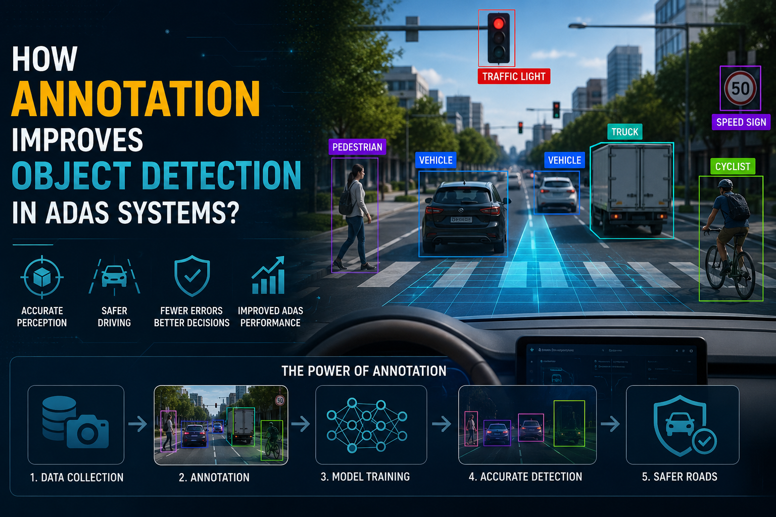 How Annotation Improves Object Detection in ADAS Systems?
